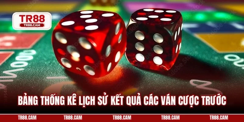 Bảng thống kê lịch sử kết quả các ván cược trước